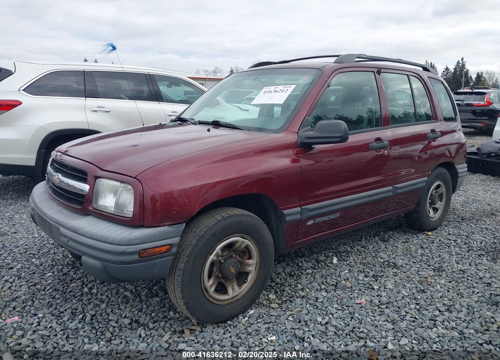 2002 CHEVROLET TRACKER HARD TOP BASE VIN: 2CNBJ13C626925583