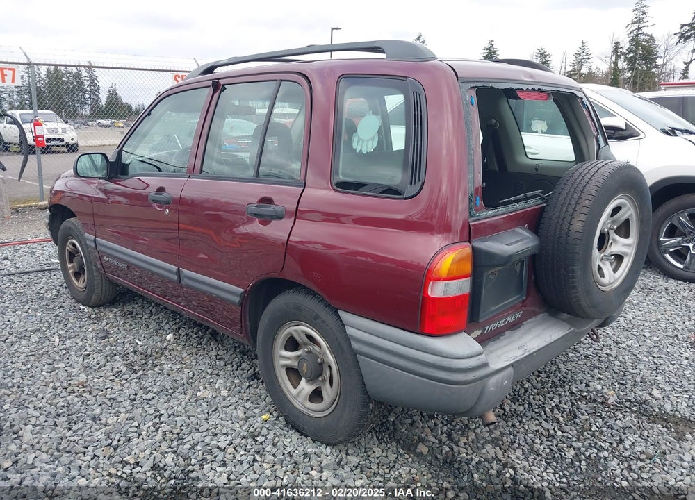 2002 CHEVROLET TRACKER HARD TOP BASE VIN: 2CNBJ13C626925583