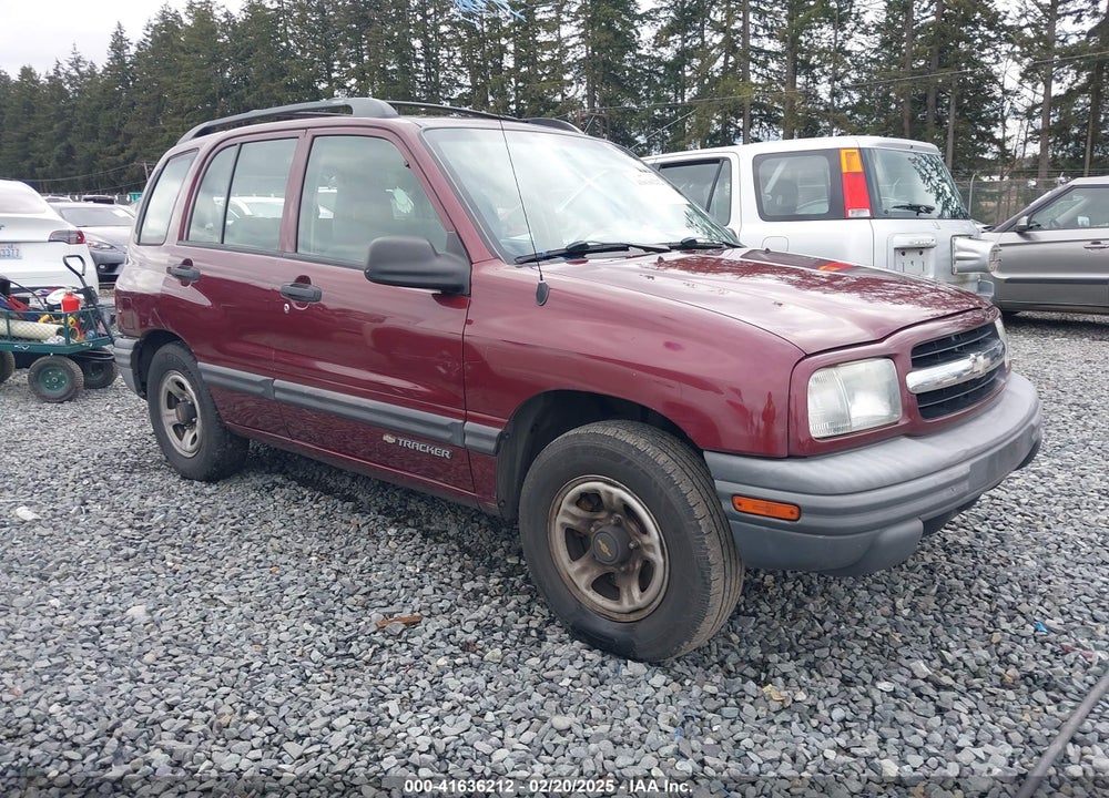 2002 CHEVROLET TRACKER HARD TOP BASE VIN: 2CNBJ13C626925583