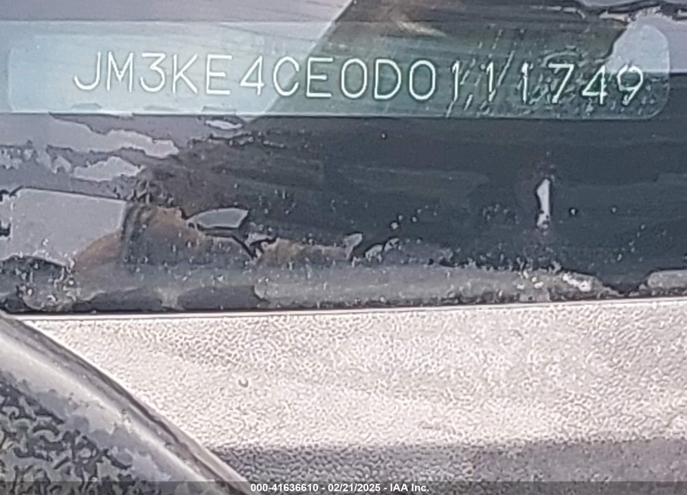2013 MAZDA CX-5 VIN: JM3KE4CE0D0111749
