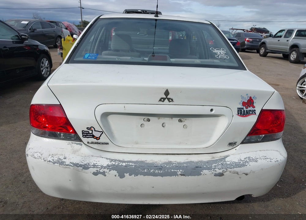 2004 MITSUBISHI LANCER ES VIN: JA3AJ26E74U060371