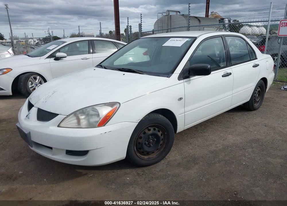 2004 MITSUBISHI LANCER ES VIN: JA3AJ26E74U060371