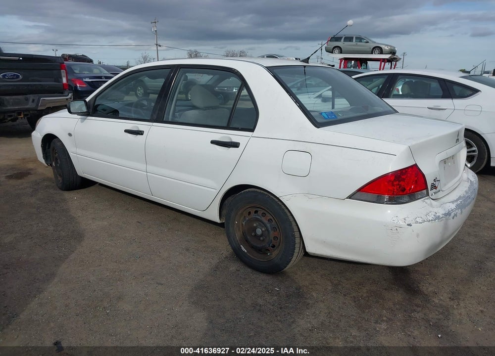 2004 MITSUBISHI LANCER ES VIN: JA3AJ26E74U060371