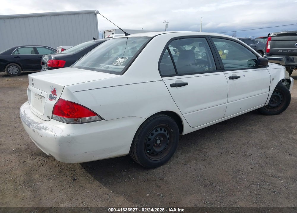 2004 MITSUBISHI LANCER ES VIN: JA3AJ26E74U060371
