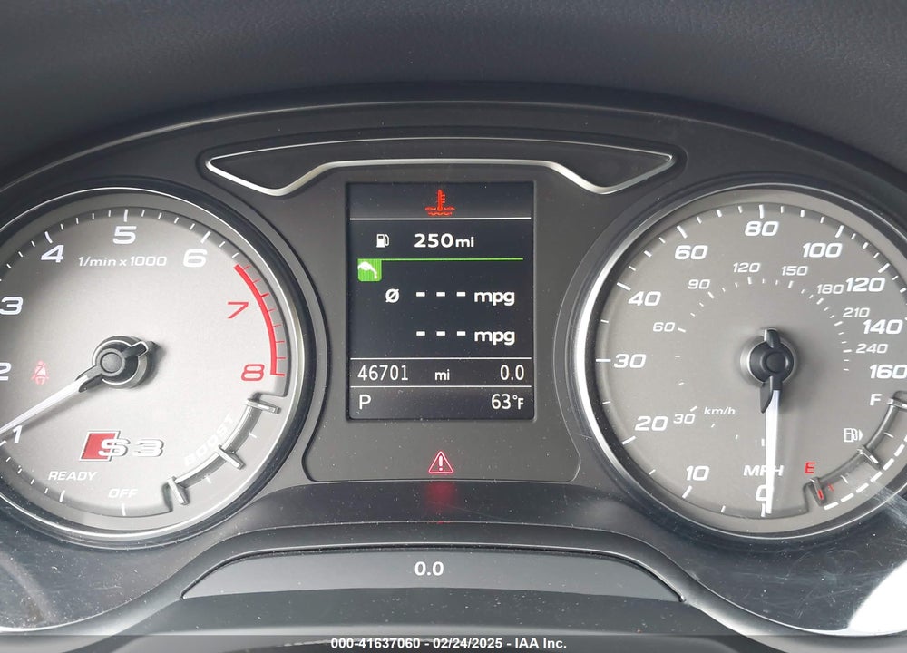 2016 AUDI S3 VIN: WAUB1GFF4G1034468