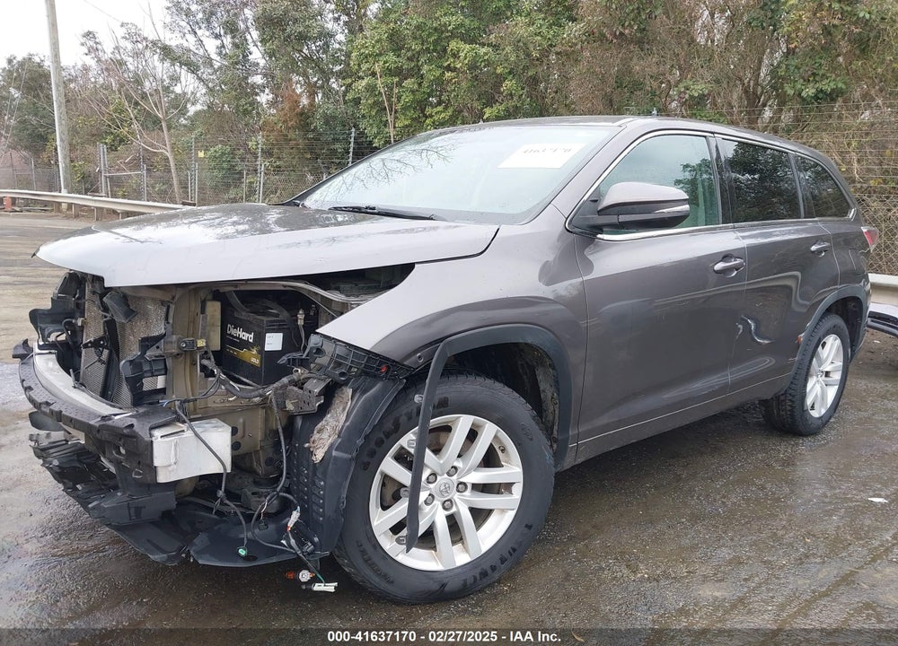 2015 TOYOTA HIGHLANDER LE V6 VIN: 5TDZKRFH7FS098047