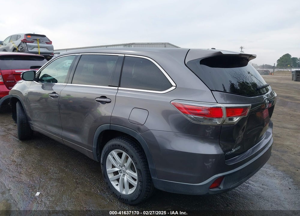 2015 TOYOTA HIGHLANDER LE V6 VIN: 5TDZKRFH7FS098047