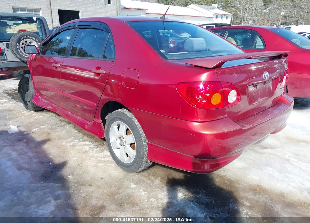 2003 TOYOTA COROLLA S VIN: 2T1BR32E83C119868