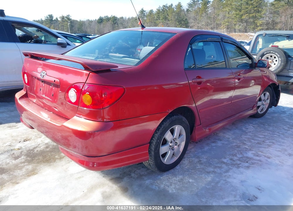 2003 TOYOTA COROLLA S VIN: 2T1BR32E83C119868
