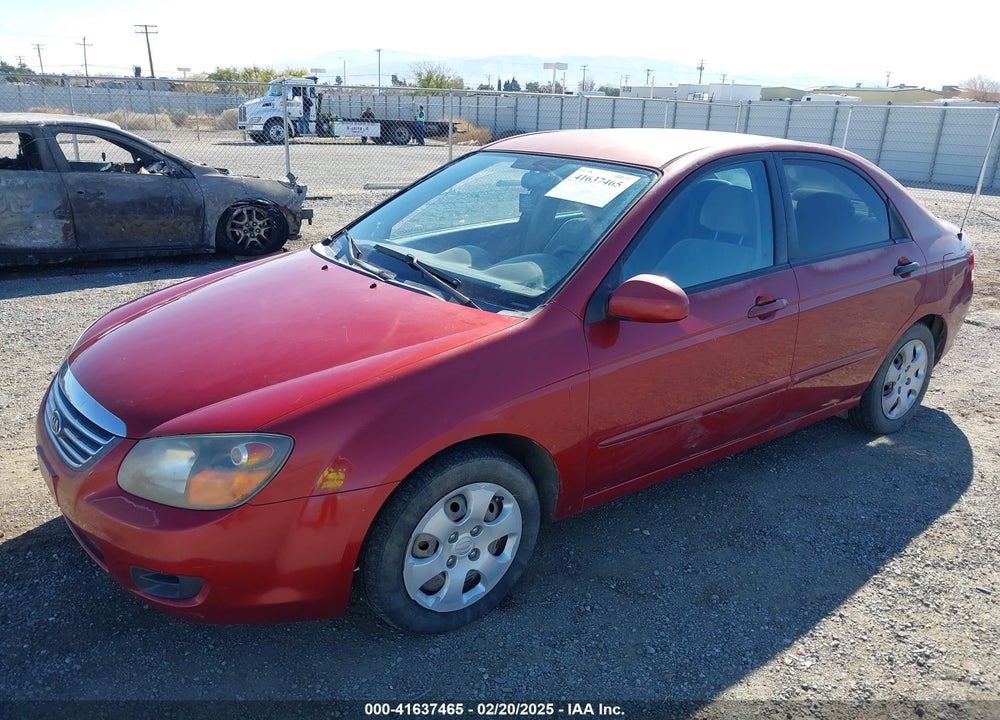 2009 KIA SPECTRA EX VIN: KNAFE222195594519