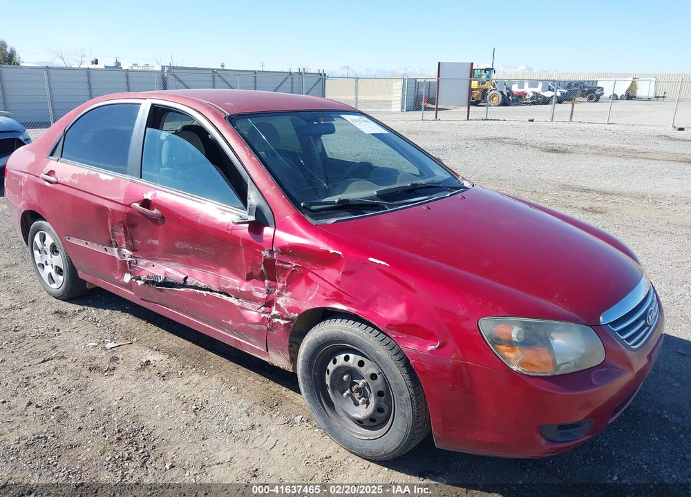 2009 KIA SPECTRA EX VIN: KNAFE222195594519