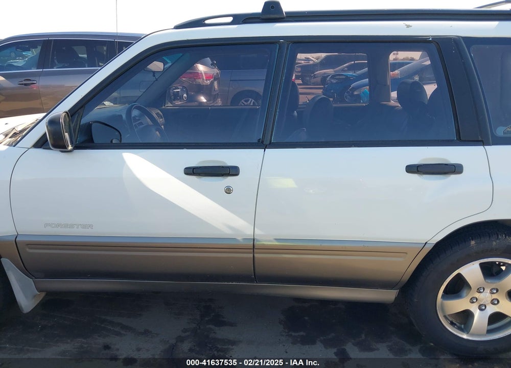 1998 SUBARU FORESTER VIN: JF1SF6558WG709022