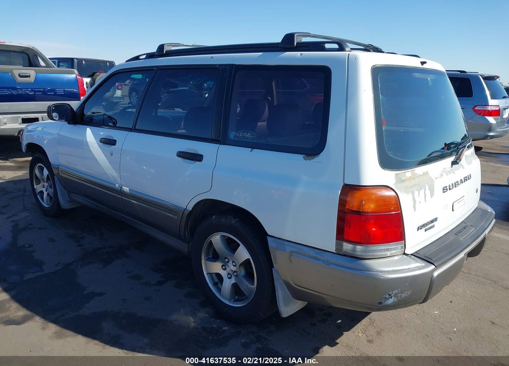 1998 SUBARU FORESTER VIN: JF1SF6558WG709022