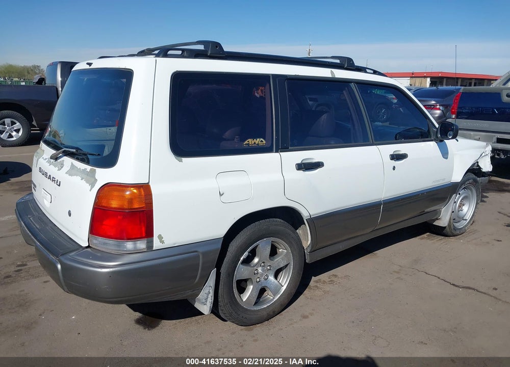 1998 SUBARU FORESTER VIN: JF1SF6558WG709022