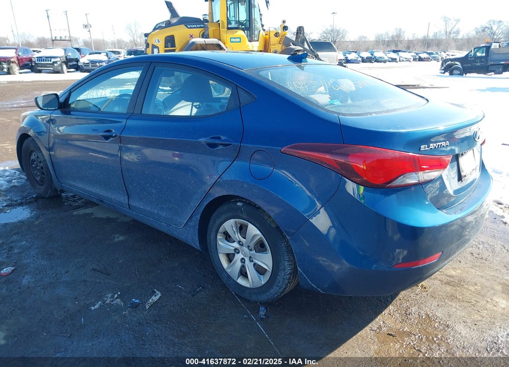 2016 HYUNDAI ELANTRA SE VIN: KMHDH4AE6GU523436