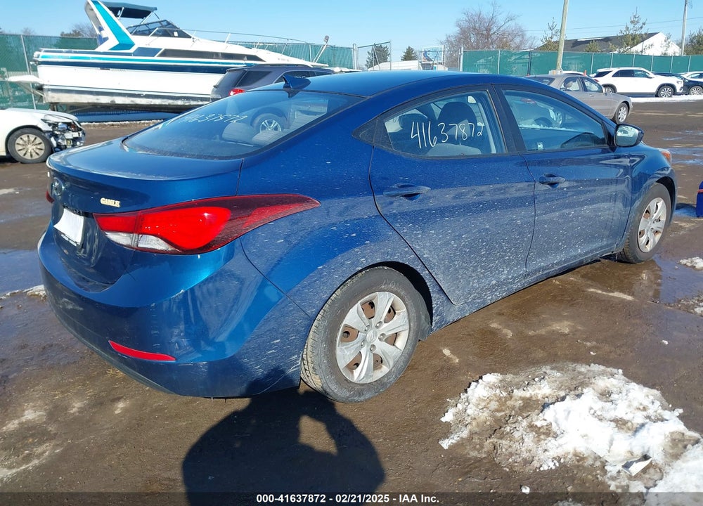 2016 HYUNDAI ELANTRA SE VIN: KMHDH4AE6GU523436