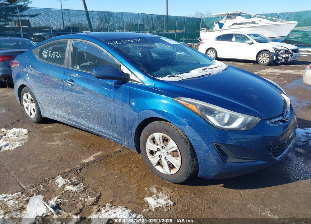 2016 HYUNDAI ELANTRA SE VIN: KMHDH4AE6GU523436