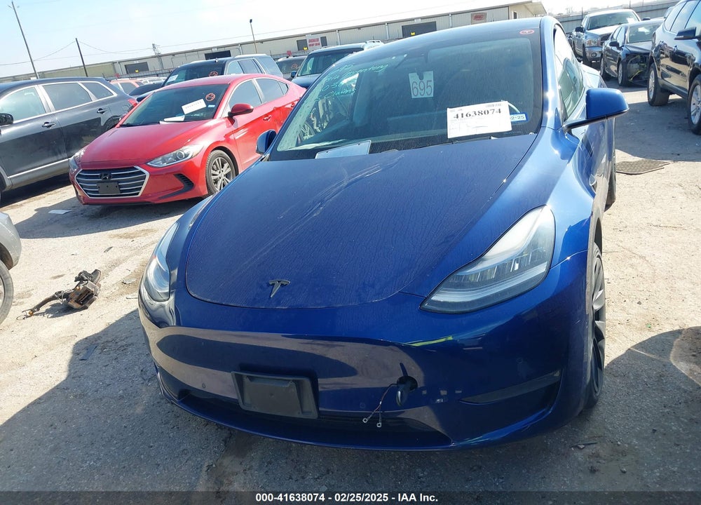 2021 TESLA MODEL Y VIN: 5YJYGDEE1MF060385