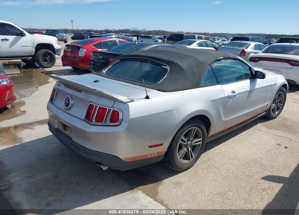 2012 FORD MUSTANG V6 PREMIUM VIN: 1ZVBP8EM4C5286227