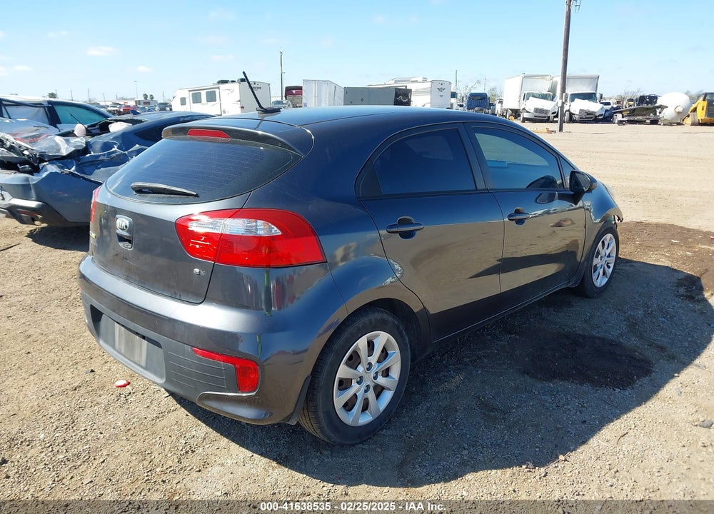 2016 KIA RIO EX VIN: KNADN5A37G6646763