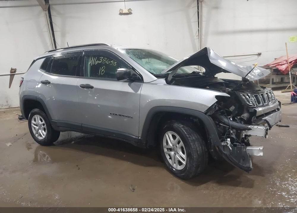 2018 JEEP COMPASS SPORT 4X4 VIN: 3C4NJDAB8JT261763