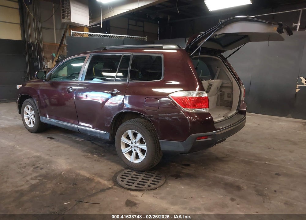 2012 TOYOTA HIGHLANDER VIN: 5TDBK3EH9CS168045