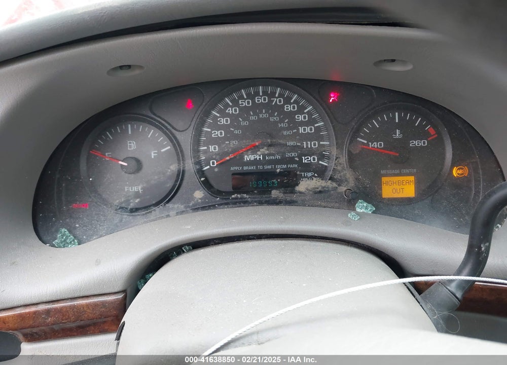 2001 CHEVROLET IMPALA VIN: 2G1WF55E219101017