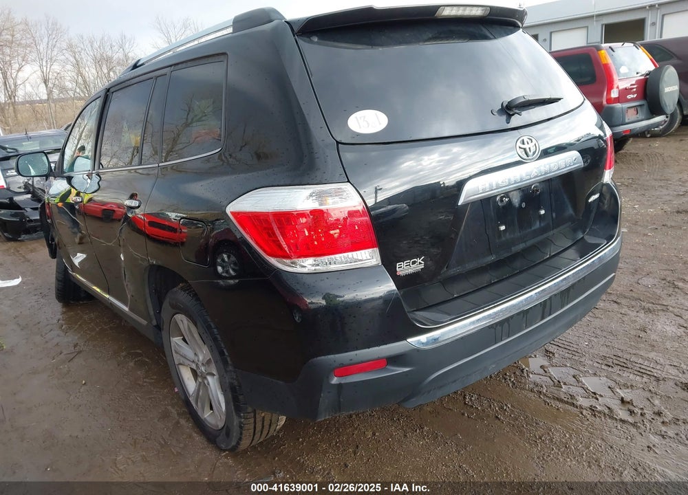 2012 TOYOTA HIGHLANDER VIN: 5TDDK3EH4CS096387