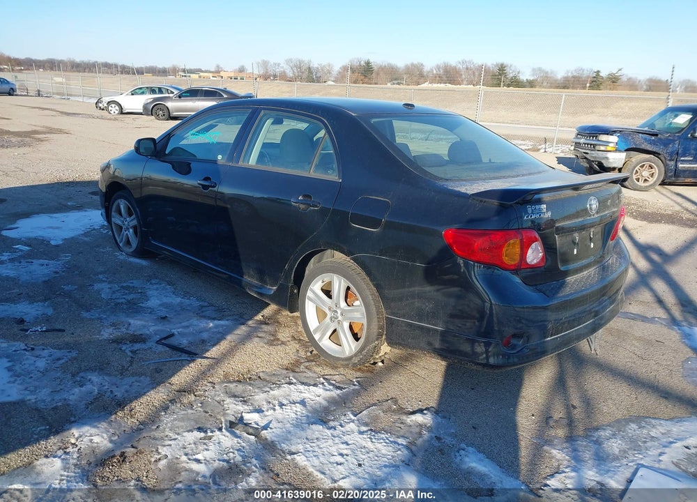 2009 TOYOTA COROLLA XRS VIN: 1NXBE40E19Z003701