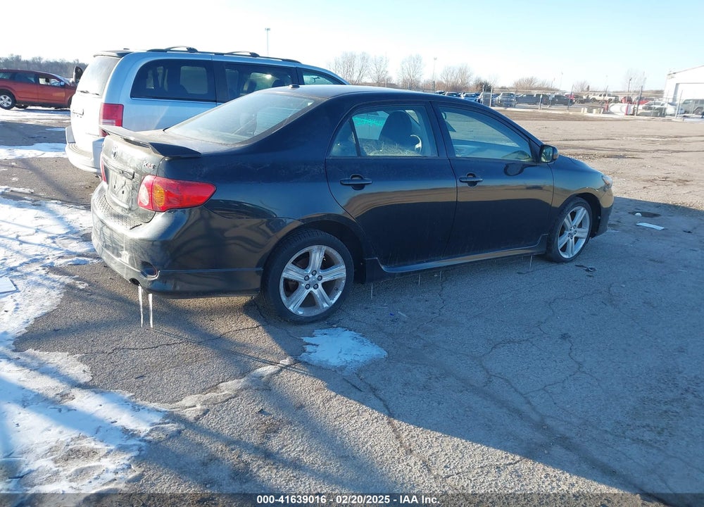 2009 TOYOTA COROLLA XRS VIN: 1NXBE40E19Z003701