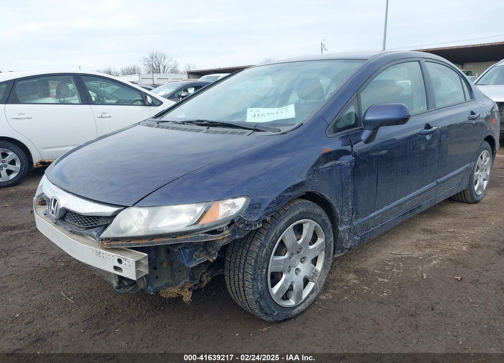 2009 HONDA CIVIC LX VIN: 19XFA16529E043405