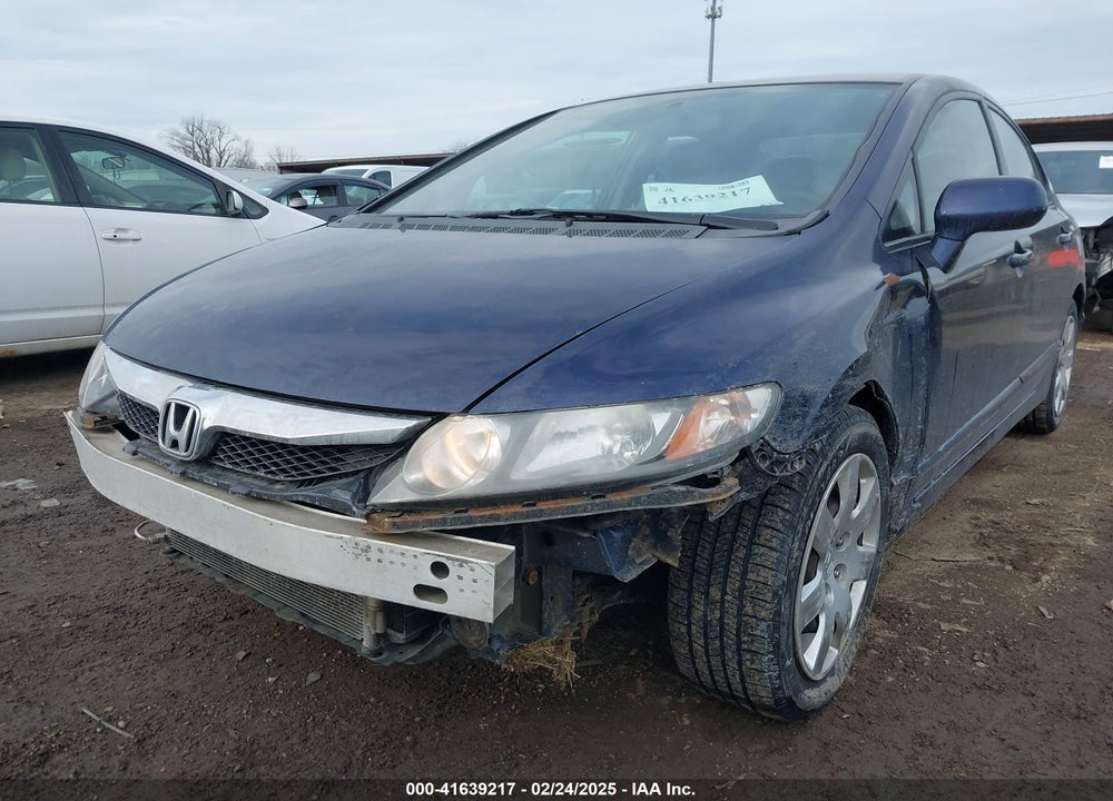 2009 HONDA CIVIC LX VIN: 19XFA16529E043405