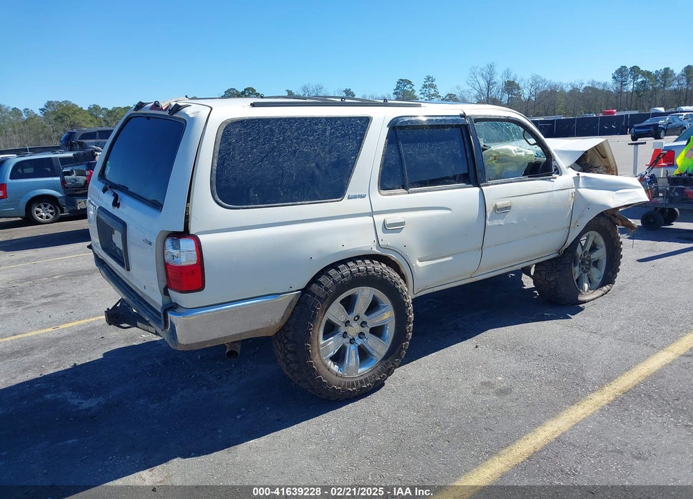 2000 TOYOTA 4RUNNER SR5 V6 VIN: JT3HN86R5Y0307401