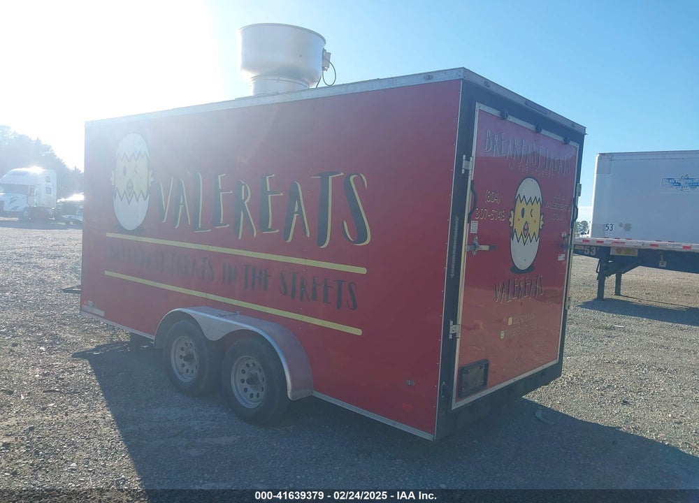 2021 COVERED WAGON 16' CONCESSION TRAILER VIN: 53FBE1621MF071025
