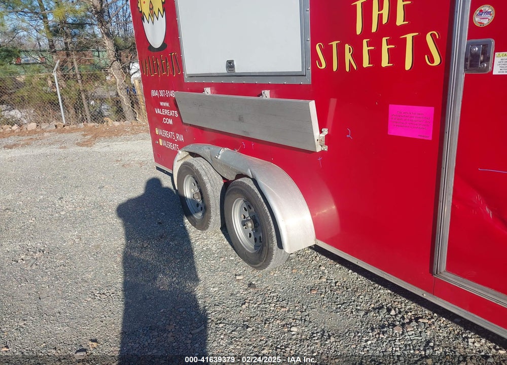 2021 COVERED WAGON 16' CONCESSION TRAILER VIN: 53FBE1621MF071025