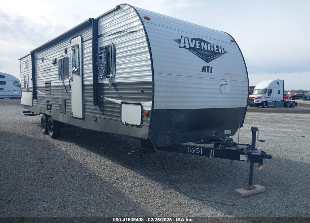2019 AVENGER TRAVEL TRAILER VIN: 5ZT2AVSB8KB922183