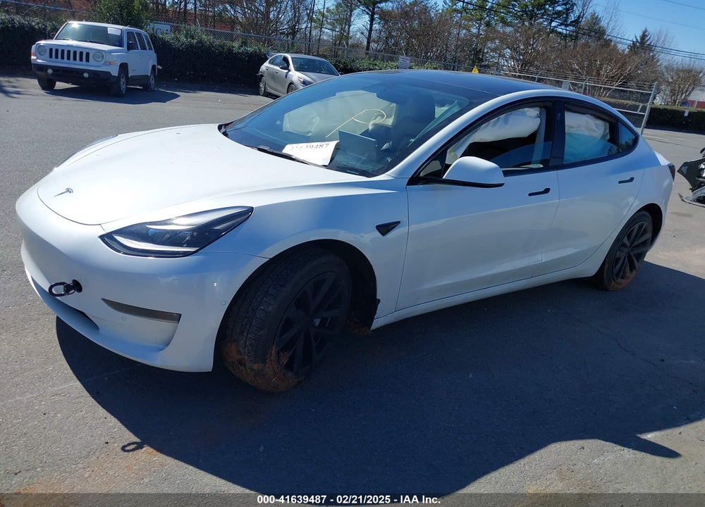 2022 TESLA MODEL 3 LONG RANGE DUAL MOTOR ALL-WHEEL DRIVE VIN: 5YJ3E1EB9NF105756