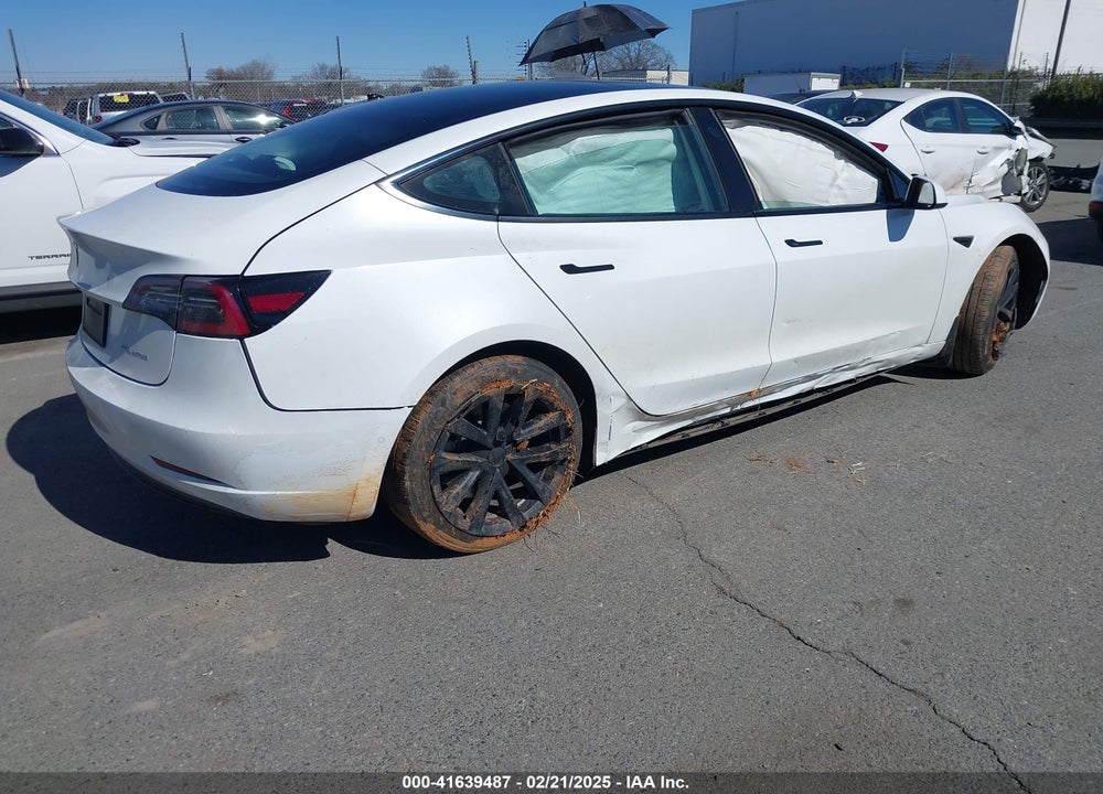 2022 TESLA MODEL 3 LONG RANGE DUAL MOTOR ALL-WHEEL DRIVE VIN: 5YJ3E1EB9NF105756