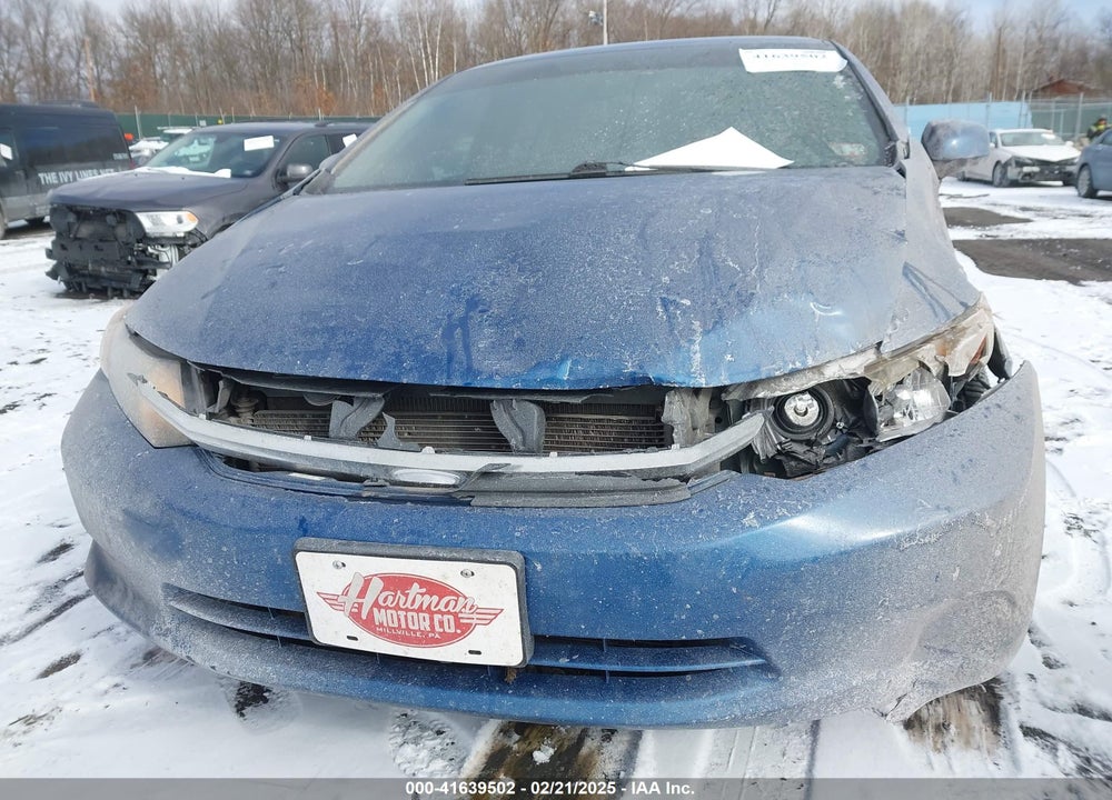 2012 HONDA CIVIC LX VIN: 19XFB2F56CE321233