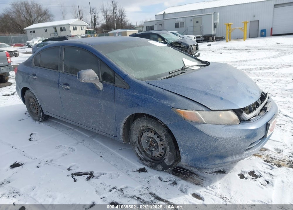 2012 HONDA CIVIC LX VIN: 19XFB2F56CE321233