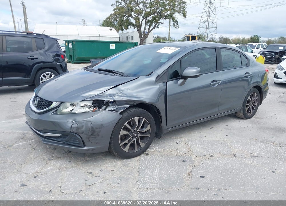 2013 HONDA CIVIC VIN: 19XFB2F82DE037285