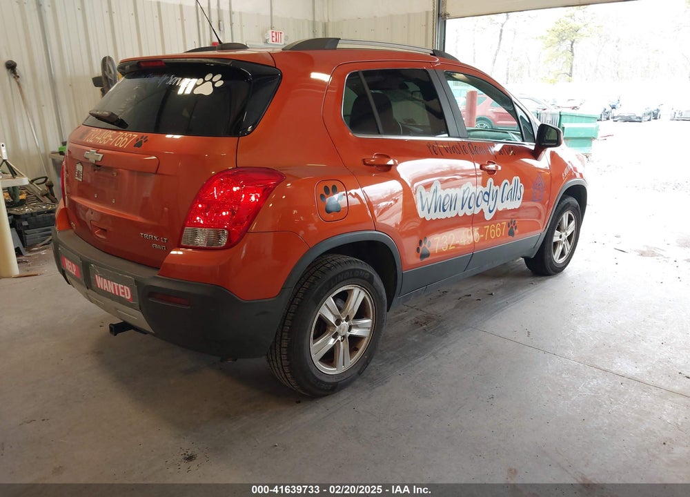 2015 CHEVROLET TRAX LT VIN: KL7CJRSB0FB064997