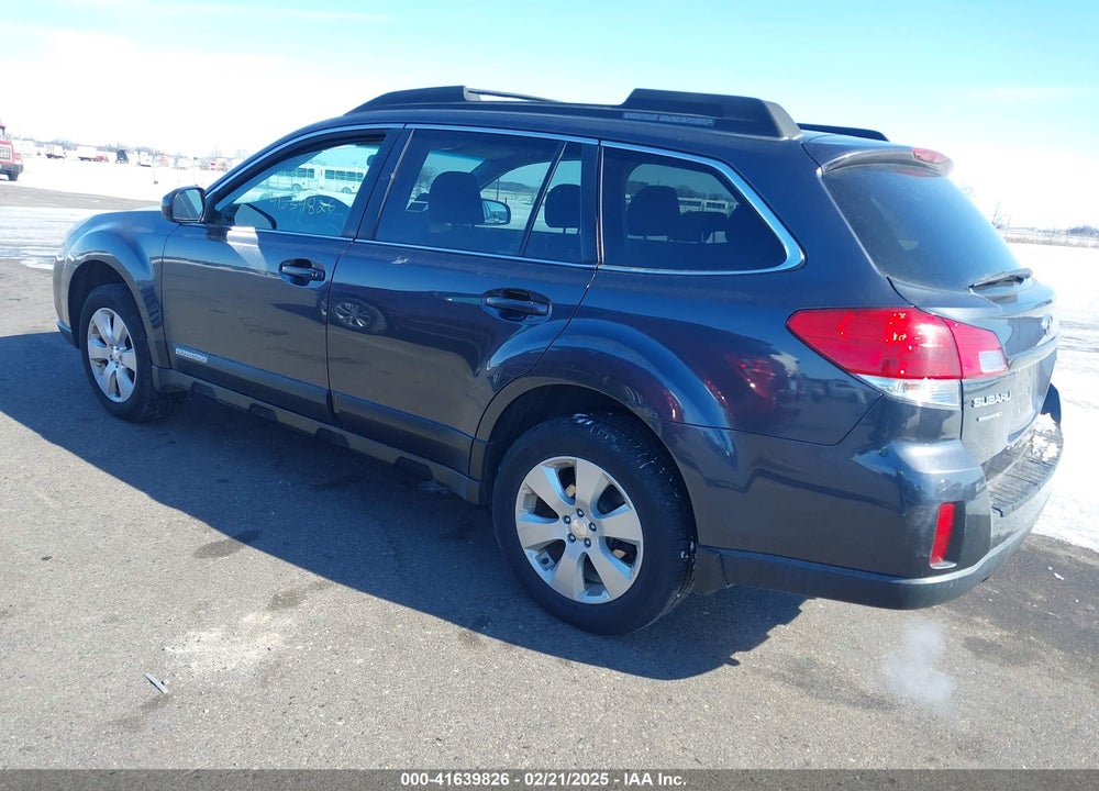2011 SUBARU OUTBACK 2.5I PREMIUM VIN: 4S4BRBCCXB3404520