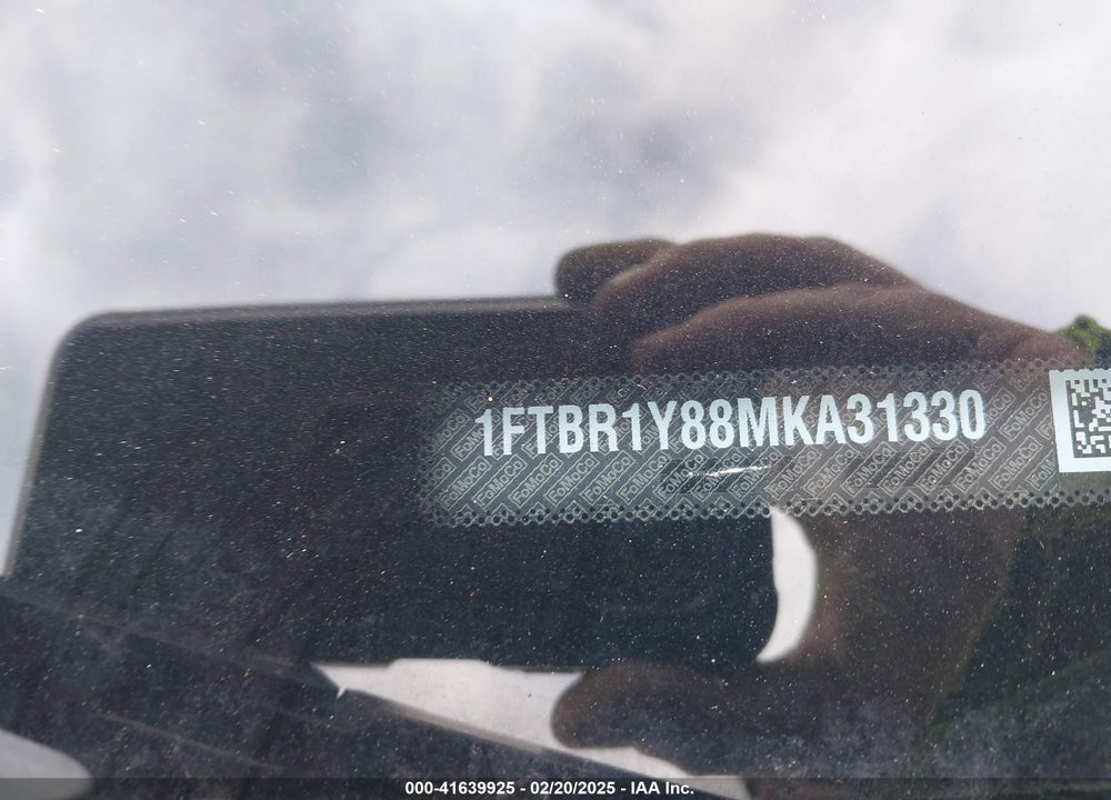 2021 FORD TRANSIT-250 VIN: 1FTBR1Y88MKA31330