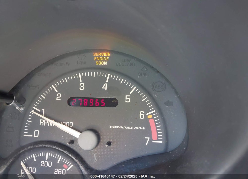 2003 PONTIAC GRAND AM SE VIN: 1G2NE52F63C288524