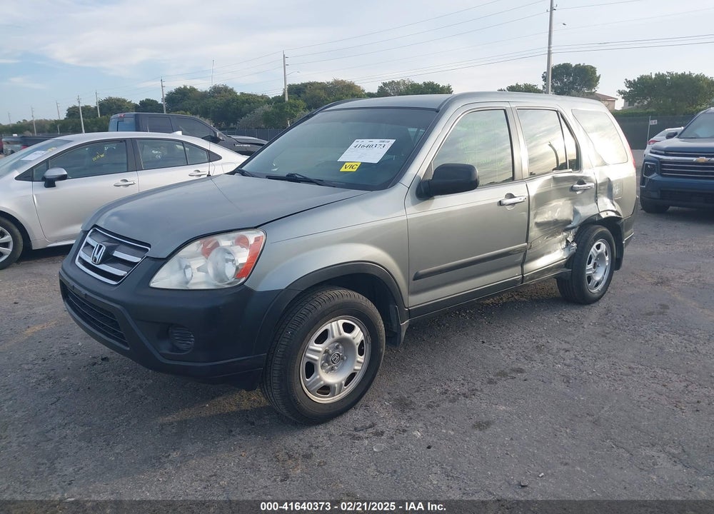2005 HONDA CR-V LX VIN: SHSRD68565U307026