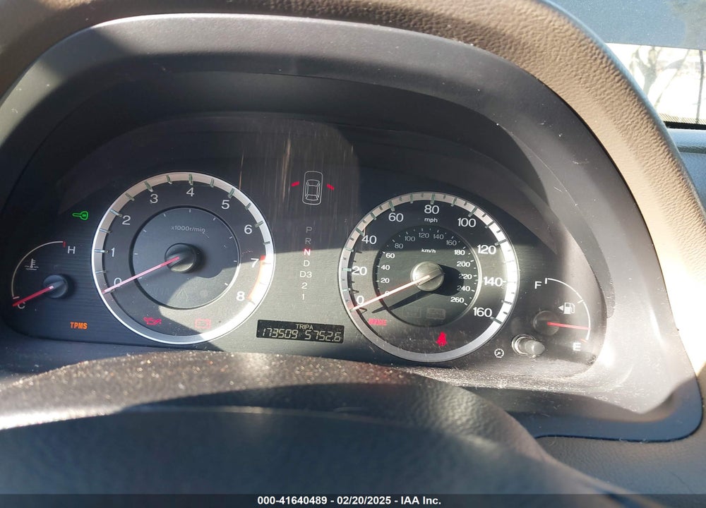 2009 HONDA ACCORD VIN: 1HGCP26319A010289
