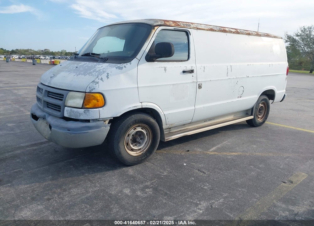 2002 DODGE RAM VAN CONVERSION VIN: 2B7KB31Z82K137707
