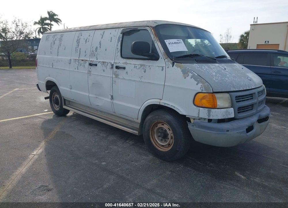 2002 DODGE RAM VAN CONVERSION VIN: 2B7KB31Z82K137707