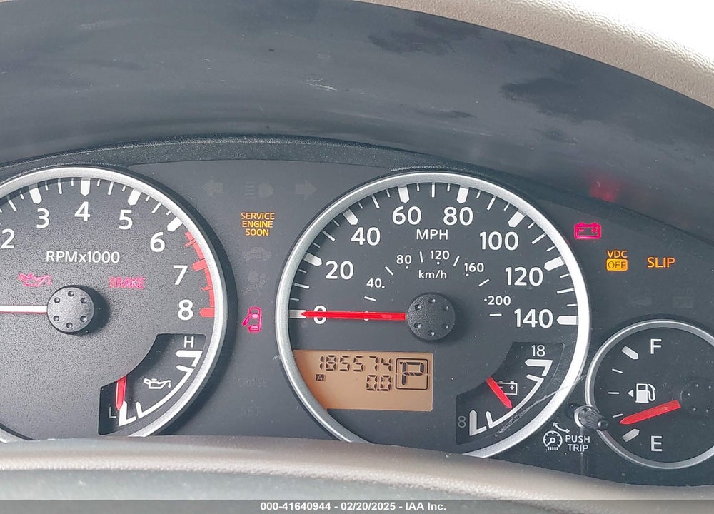 2008 NISSAN XTERRA SE VIN: 5N1AN08U08C536126